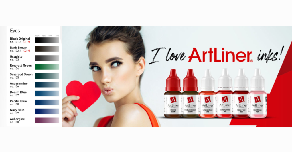 Permanent Makeup Eyeliner Pigments - ArtLiner® PMU Pigments Eyes